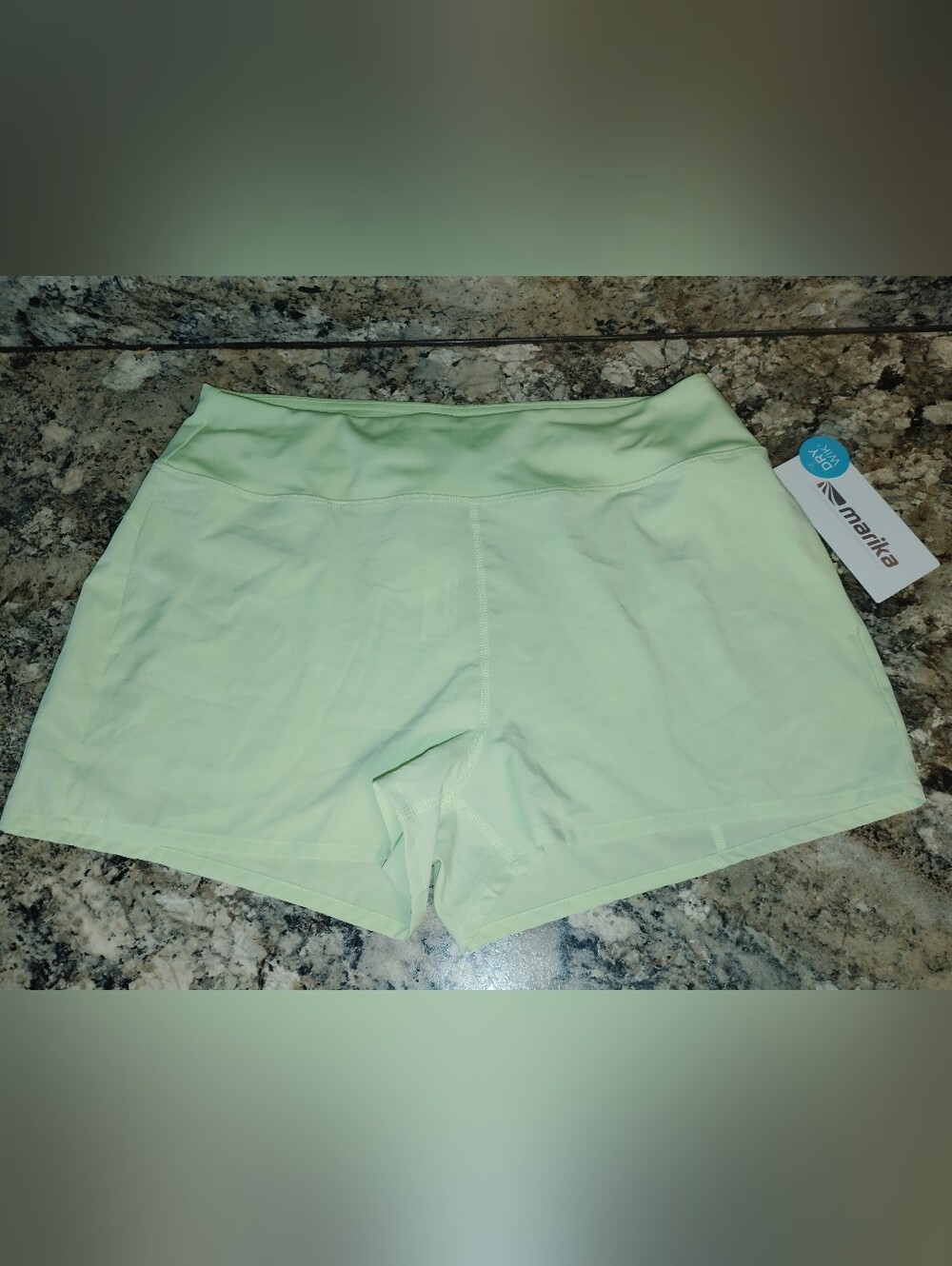 Marika Mint Green Women's Athletic Shorts